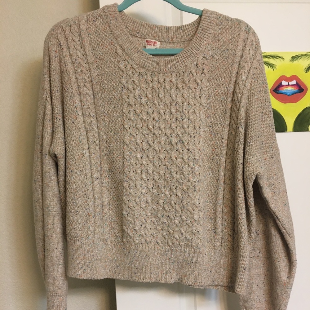 Mossimo cropped sweater.